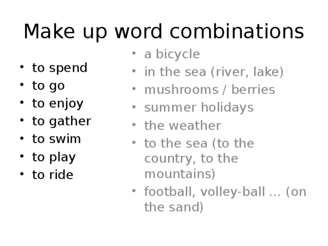 Match the words to make combinations traffic. Make up Word combinations. Make Word combinations. Make Word combinations using. Make up Word combinations 5 класс.