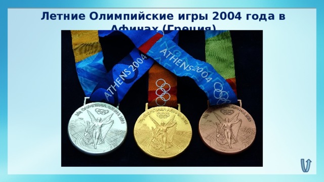 Летние Олимпийские игры 2004 года в Афинах (Греция)