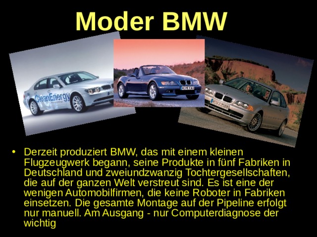 Moder BMW