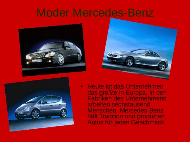 Moder Mercedes-Benz